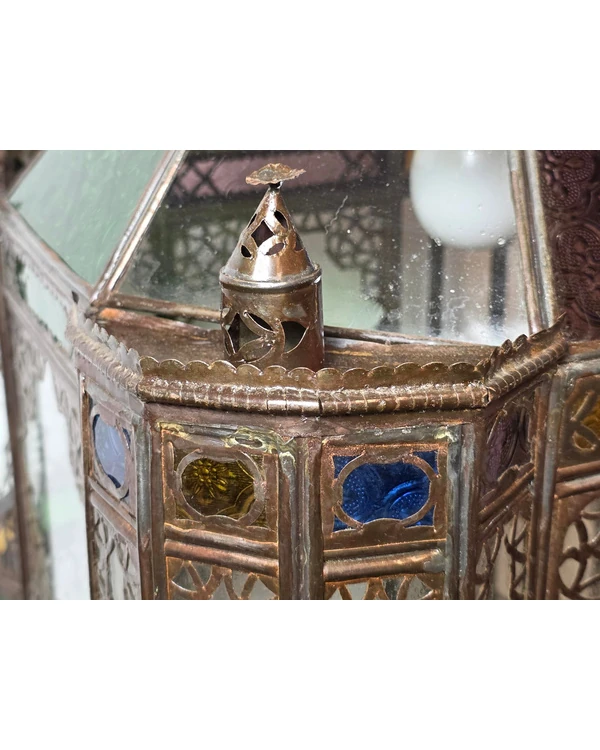Large Moorish Revival Architectural Lantern, c. 1880–1920 – view 3 of 3