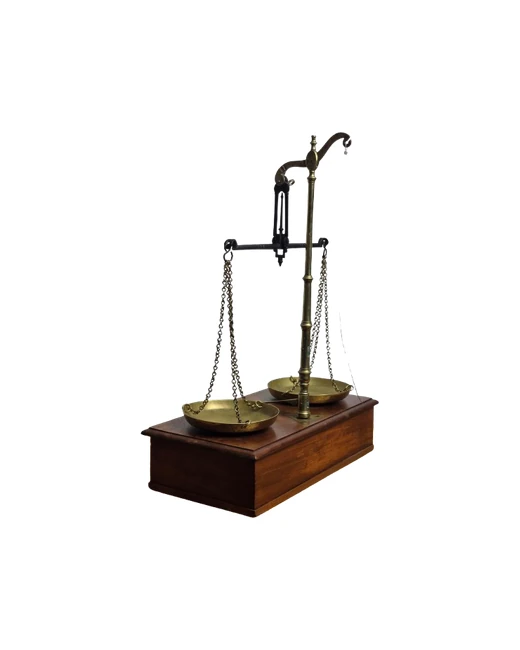 English Apothecary Merchant Balance Scale, Late Victorian – Edwardian, c. 1880–1910 – view 2 of 3